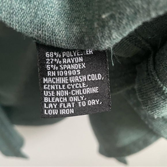 Extra Long Green Cardigan (S) - Picture 5 of 10